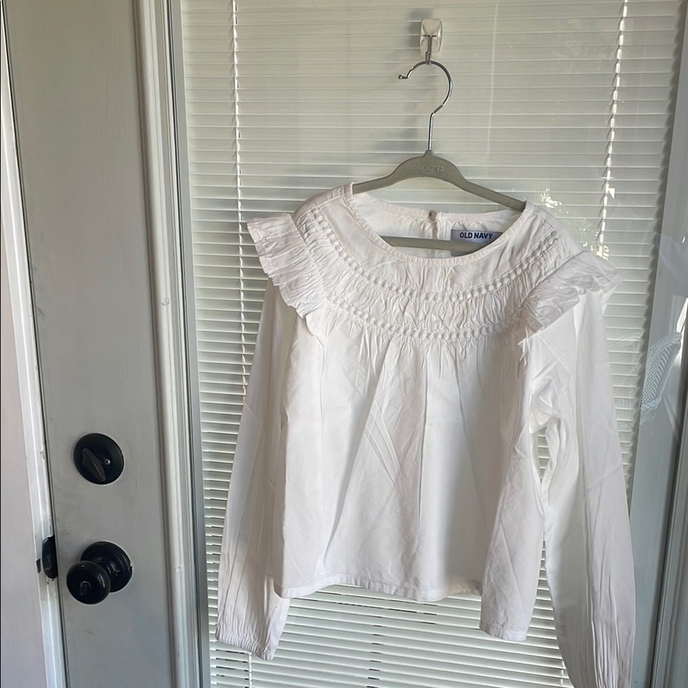Old Navy White Girls Top